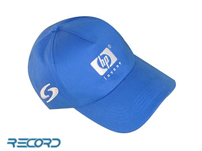 کلاه آبی رنگ چاپ شده توسط دستگاه سابلیمیشن 6 کاره
